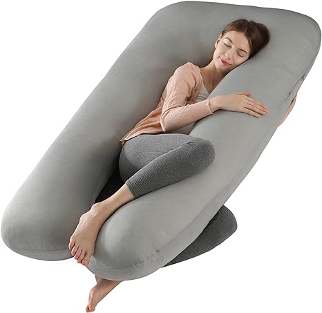 A picture of a pregnancy pillow.