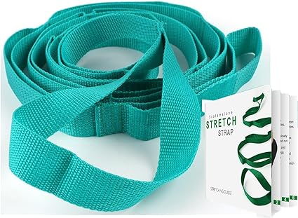 A picture of a yoga strap.